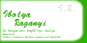 ibolya raganyi business card